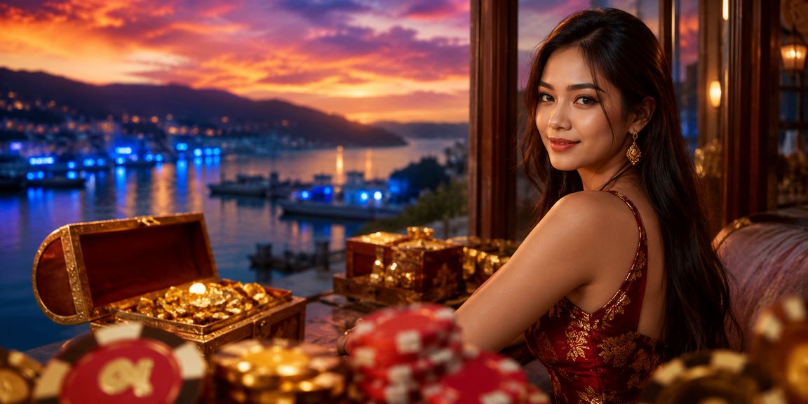 Pelanggan VIP menikmati pengalaman digital premium di kafe dengan suasana eksklusif
